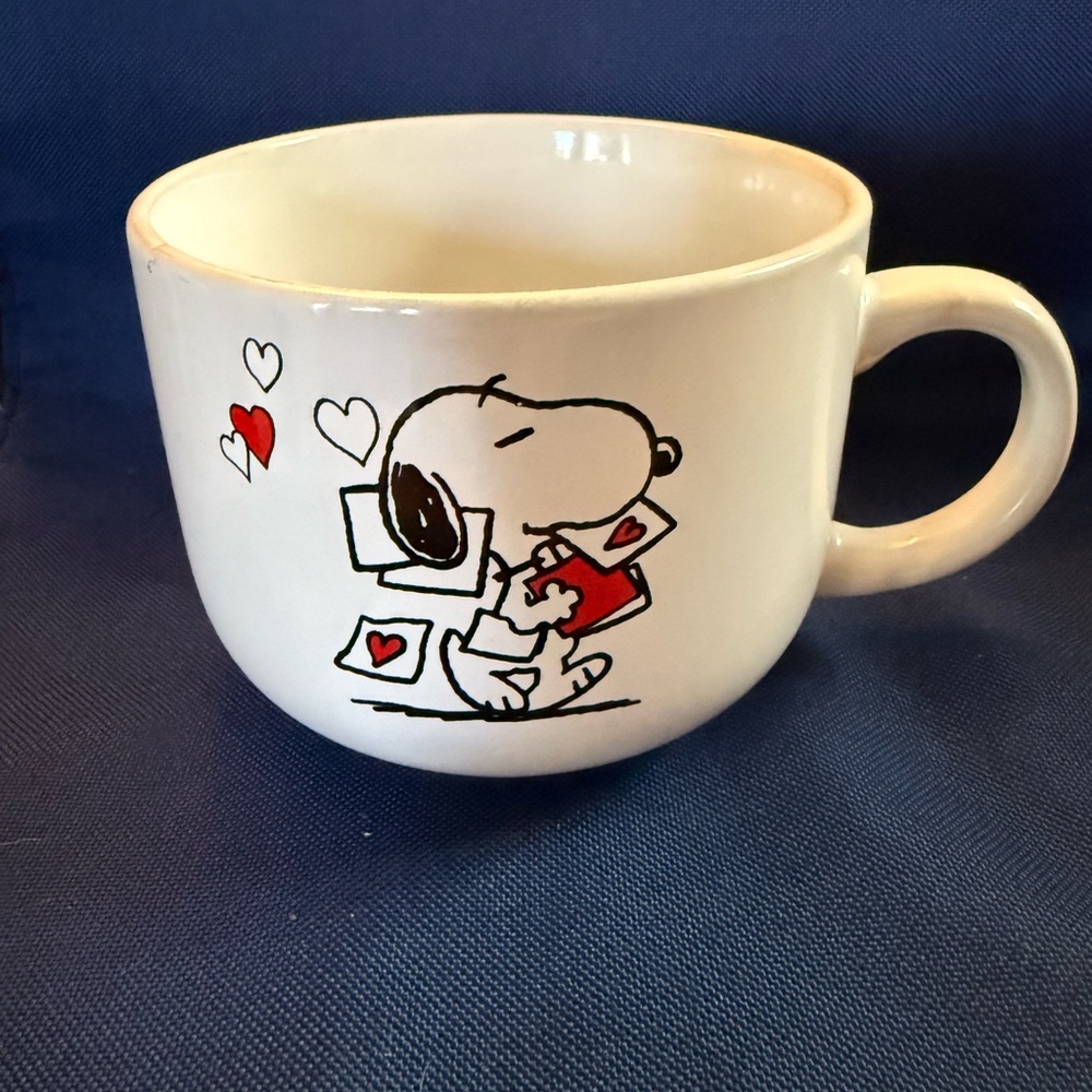 Snoopy White Ceramic Mug